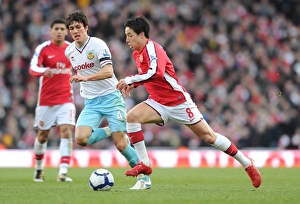 Samir Nasri (Arsenal) Jack Cork (Burnley). Arsenal 3:1 Burnley, Barclays Premier League Samir Nasri (Arsenal) Jack Cork (Burnley). Arsenal 3:1 Burnley, Barclays Premier League