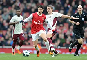Samir Nasri (Arsenal) Jordan Henderson (Sunderland). Arsenal 0: 0 Sunderland