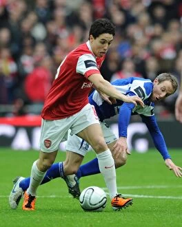 Samir Nasri (Arsenal) Lee Bowyer (Birmingham). Arsenal 1: 2 Birmingham City