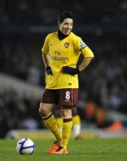 Images Dated 19th January 2011: Samir Nasri (Arsenal). Leeds United 1: 3 Arsenal, FA Cup 3rd Round Replay