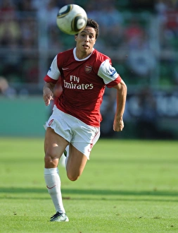 Legia Warsaw V Arsenal 2010-11 Prints: Samir Nasri (Arsenal). Legia Warsaw 5: 6 Arsenal, Wojska Polskiego, Warsaw