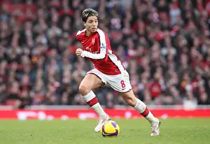 Samir Nasri: Arsenal Midfielder in Action at Emirates Stadium, 2009