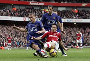 Samir Nasri (Arsenal) Nemania Vidic (Man Utd)