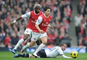 Images Dated 20th November 2010: Samir Nasri (Arsenal) Rafeal van der Vaart (Tottenham). Arsenal 2: 3 Tottenham Hotspur