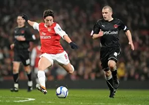 Samir Nasri (Arsenal) Stephen Dawson (Orient). Arsenal 5: 0 Leyton Orient