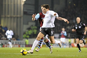 Samir Nasri (Arsenal) Steven Caldwell (Burnley). Burnley 1:1 Arsenal, Barclays Premier League Samir Nasri (Arsenal) Steven Caldwell (Burnley). Burnley 1:1 Arsenal, Barclays Premier League