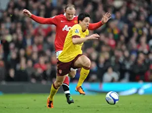 Samir Nasri (Arsenal) Wayne Rooney (Manchester United). Manchester United 2: 0 Arsenal