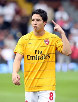 Samir Nasri: Leading Arsenal to Victory over Fulham in the Barclays Premier League