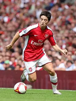 Arsenal V West Bromwich Albion 2008-09 Prints: Samir Nasri Scores the Winner: Arsenal's Triumph over West Bromwich Albion