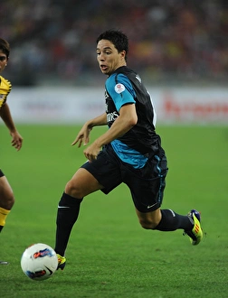 Malaysia XI V Arsenal Prints: Samir Nasri at Suajuna Hotel, Kuala Lumpur, 2011