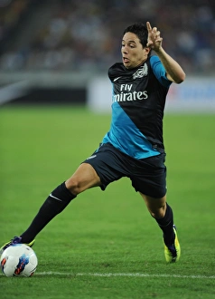 Malaysia XI V Arsenal Prints: Samir Nasri at Suajuna Hotel, Kuala Lumpur, 2011 (Arsenal Football Club)