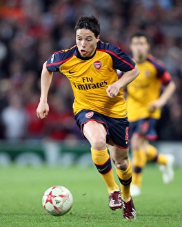 Nasri Samir Prints: Samir Nasri vs Manchester United: Arsenal's Lone Warrior in the 2009 UCL Semi-Final