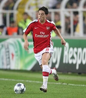 Fenerbahce v Arsenal 2008-09 Collection: Samir Nasri's Brilliant Performance: Arsenal Crushes Fenerbahce 5-2 in Champions League