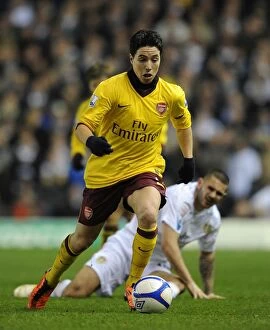 Images Dated 19th January 2011: Samir Nasri's Brilliant Performance: Arsenal Crushes Leeds United 3-1 in FA Cup 3rd Round Replay