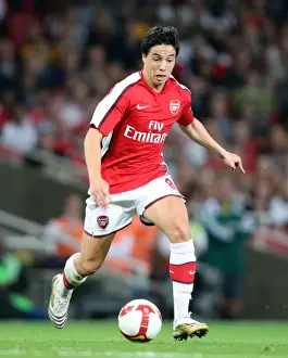 Arsenal V FC Twente 2008-09 Prints: Samir Nasri's Brilliant Performance: Arsenal Crushes FC Twente 4-0 in UEFA Champions League