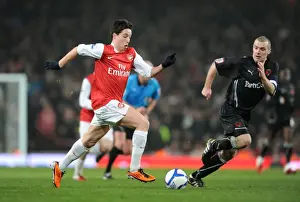 Arsenal V Leyton Orient FA Cup Replay 2010-11 Prints: Samir Nasri's Dominance: Arsenal Crushes Leyton Orient 5-0 in FA Cup