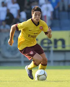 Sturm Graz V Arsenal 2010-11 Prints: Samir Nasri's Dominant Display: Arsenal's 4-0 Victory Over Sturm Graz