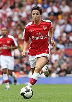 Images Dated 3rd August 2008: Samir Nasri's Goal: Arsenal's 1-0 Victory Over Real Madrid, Emirates Cup, 2008