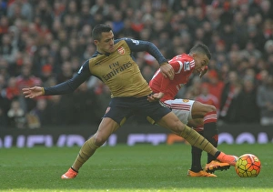 Manchester United V Arsenal 2015/16 Prints: Sanchez vs. Lingard: A Premier League Showdown