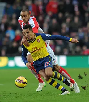 Sanchez vs Nzonzi: A Star-Studded Clash in Stoke City vs Arsenal (2014-15)