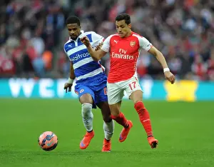 Reading V Arsenal FA Cup Semi Final 2014/15 Prints: Sanchez vs. Obita: FA Cup Semi-Final Battle at Wembley