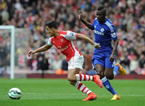 Arsenal V Chelsea 2014/15 Prints: Sanchez vs. Ramires: A Premier League Showdown - Arsenal vs. Chelsea, 2014/15