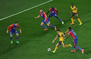 Crystal Palace V Arsenal 2016-17 Prints: Sanchez vs. Zaha: A Premier League Battle at Selhurst Park