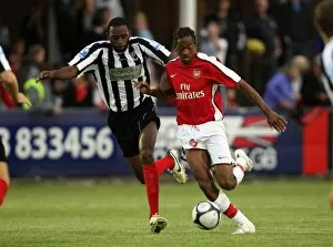 Images Dated 28th July 2009: Sanchez Watt (Arsenal) Jamal Fyfield (Maidenhead). Maidenhead 1: 7 Arsenal