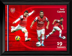 Images Dated 10th September 2013: Sanit Cazorla Triple Framed Desktop Photograph