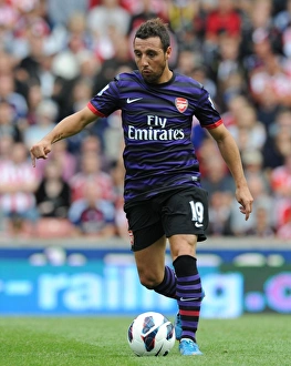 Stoke City V Arsenal 2012-13 Prints: Santi Cazorla: In Action for Arsenal Against Stoke City, Premier League 2012-13