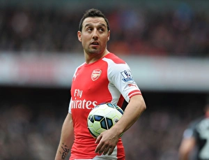 Santi Cazorla in Action: Arsenal vs. Liverpool, Premier League 2014-15