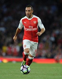 Arsenal V Chelsea 2016-17 Prints: Santi Cazorla in Action: Arsenal vs. Chelsea (2016-17), Emirates Stadium