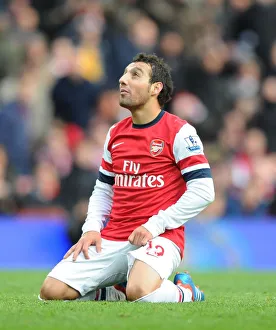 Santi Cazorla in Action: Arsenal vs. Queens Park Rangers, Premier League 2012-13