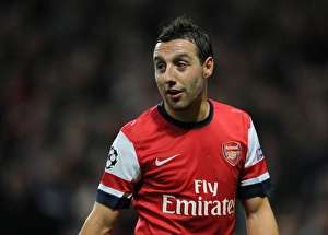 Santi Cazorla in Action: Arsenal vs. Schalke 04, UEFA Champions League, 2012