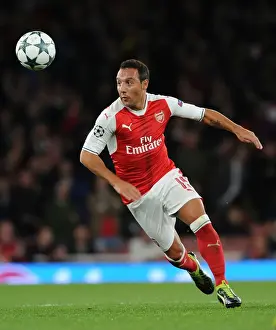 Santi Cazorla in Action: Arsenal vs Ludogorets Razgrad, UEFA Champions League 2016-17