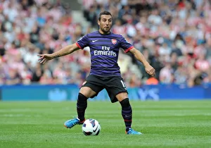 Santi Cazorla in Action: Arsenal vs Stoke City, Premier League 2012-13