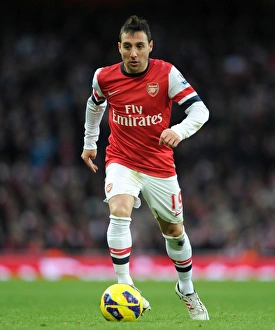 Santi Cazorla in Action: Arsenal vs Stoke City, Premier League 2012-13