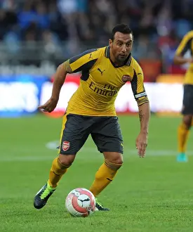 Viking FK V Arsenal 2016-17 Prints: Santi Cazorla in Action: Arsenal vs Viking FK (2016-17 Pre-Season Friendly)