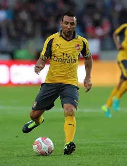 Viking FK V Arsenal 2016-17 Prints: Santi Cazorla in Action: Arsenal vs Viking FK (2016-17 Pre-Season Friendly)