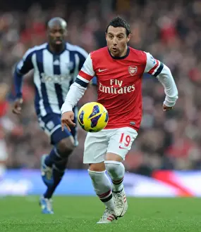 Santi Cazorla in Action: Arsenal vs West Bromwich Albion, Premier League 2012-13