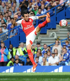 Chelsea V Arsenal 2015-16 Prints: Santi Cazorla in Action Against Chelsea (2015-16)