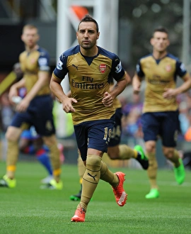 Santi Cazorla: In Action at Crystal Palace vs. Arsenal, Premier League 2015-16