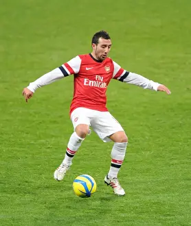 Santi Cazorla (Arsenal). Arsenal 1: 0 Swansea City. FA Cup 3rd Round replay. Emirates Stadium