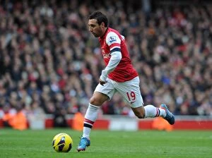 Images Dated 27th October 2012: Santi Cazorla (Arsenal). Arsenal 1: 0 Queens Park Rangers. Barclays Premier League