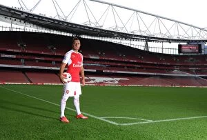 Images Dated 28th July 2015: Santi Cazorla (Arsenal). Arsenal 1st Team Photcall and Training Session. Emirates Stadium