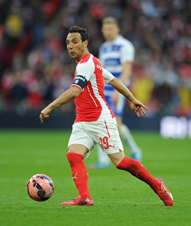 Santi Cazorla (Arsenal). Arsenal 2: 1 Reading, after extra time. FA Cup Semi Final