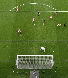 Santi Cazorla (Arsenal) hits the post. Arsenal 4:1 Liverpool. Barclays Premier League Santi Cazorla (Arsenal) hits the post. Arsenal 4:1 Liverpool. Barclays Premier League