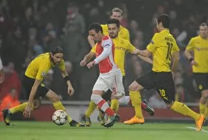 Santi Cazorla (Arsenal) Ilkay Gundogan (Dortmund). Arsenal 2: 0 Borussia Dortmund