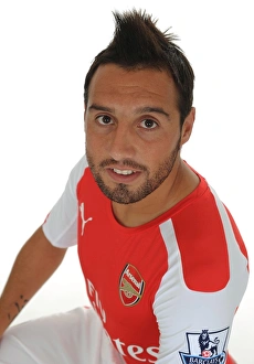 Santi Cazorla at Arsenal Photocall 2014-15