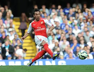 Chelsea V Arsenal 2014-15 Prints: Santi Cazorla: Arsenal Star in Action Against Chelsea (2014-15)